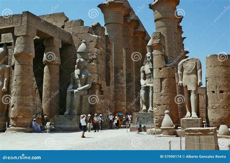 Temple Of Luxor Editorial Stock Image - Image: 57090174