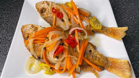 Jamaican Escovitch Fish Recipe