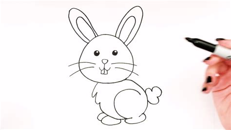 How To Draw A Bunny 🐇|Bunny Drawing SIMPLE|Step By Step|Super Easy Drawings For Kids - Rabbit Videos