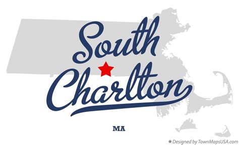 Map of South Charlton, MA, Massachusetts