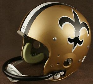 NEW ORLEANS SAINTS 1976-1982 NFL Authentic THROWBACK Football Helmet | eBay