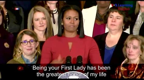 Michelle Obama's Last Official Speech as First Lady