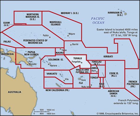 Tuvalu Island Map