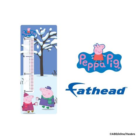 Peppa Pig: Winter Wonderland Growth Chart - Officially Licensed Hasbro ...