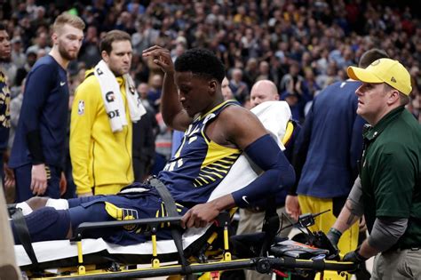 Victor Oladipo injury: Indiana Pacers star suffers ruptured quad tendon in right knee, out for ...