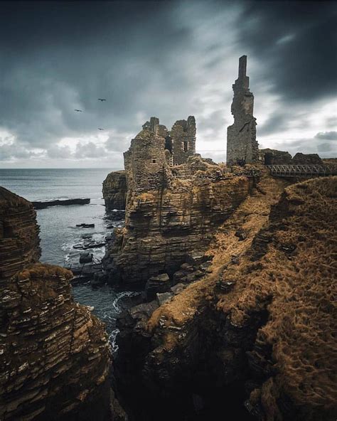 Scotland Castle Sinclair Girnigoe #abandonedcastles | Scotland castles ...