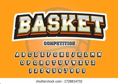 Basketball Font SVG, Basketball Letters SVG, Basketball