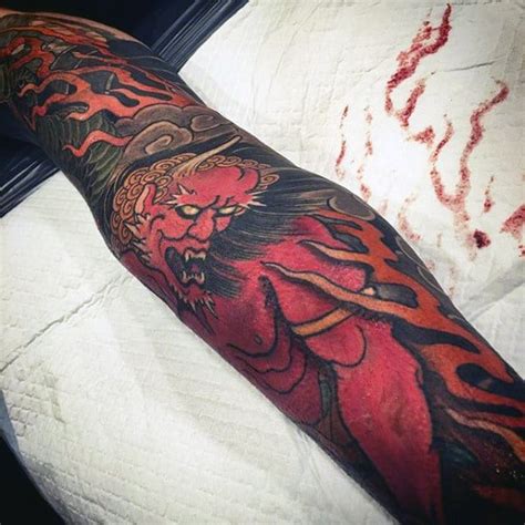 50 Japanese Demon Tattoo Designs For Men - Oni Ink Ideas