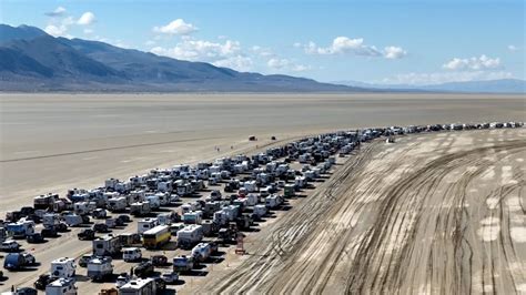 After heavy rains left thousands stranded, attendees leave Nevada desert as driving ban lifted ...