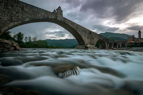 Bobbio the Devil's Bridge, Italy