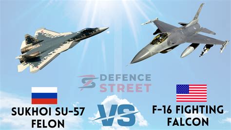 Su-57 Felon Vs. F-16 Fighting Falcon Comparison, BVR & Dogfight ...