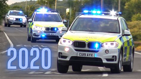 UK POLICE IN ACTION!! - BEST OF 2020 - Police Cars Responding, Unmarked Cars & ARMED Convoys ...