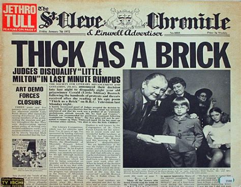 Jethro Tull – Thick As A Brick | Glorious Noise