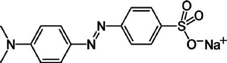 Molecular structure of methyl orange. | Download Scientific Diagram