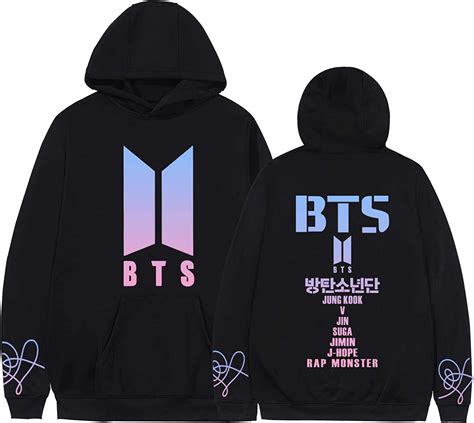 Dolpind BTS Hoodie Love Yourself Suga Jimin Jung Kook V Rap Jin Members Signature Sweater ...