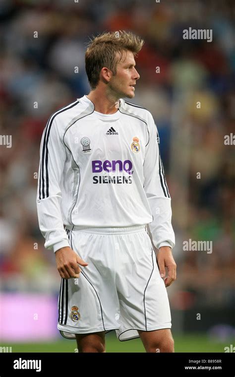 David Beckham, with Real Madrid, F.C Stock Photo - Alamy