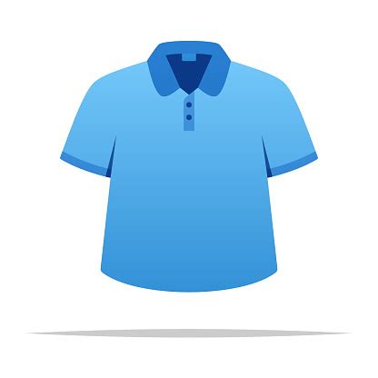 Polo Shirt Cartoon Vector Isolated Illustration Stock Illustration - Download Image Now - Blue ...