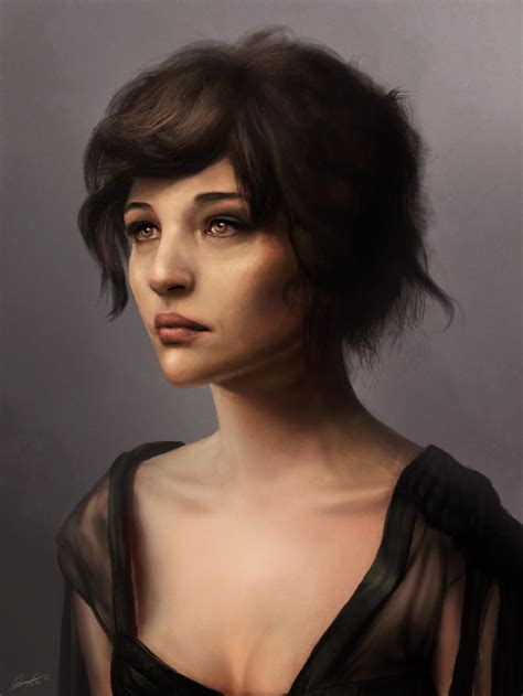 Female portrait by Matija5850 on DeviantArt