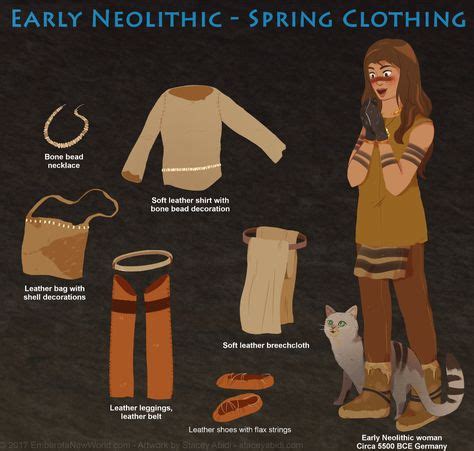 Early Neolithic Spring Clothing – Ember of a New World | Spring outfits ...