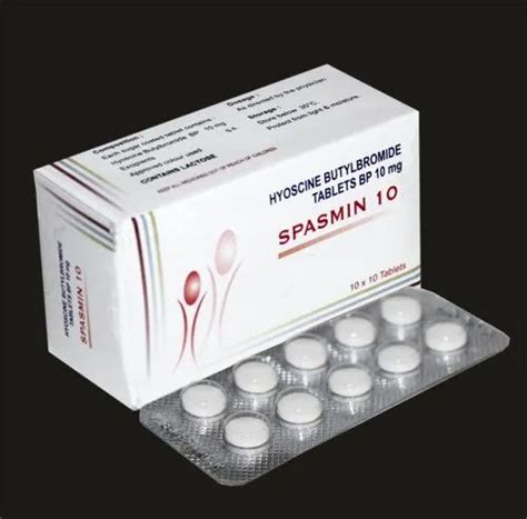 Miscellaneous - Hyoscine Butyl Bromide Tablets BP 10mg Exporter from Palghar