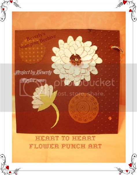 Beverly's Stamping Beehive: Punch Art Flowers