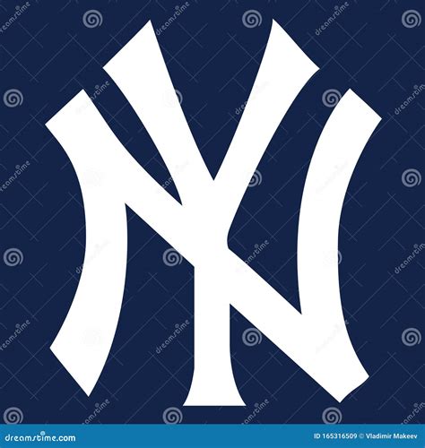 The Emblem of the Baseball Club `New York Yankees.` USA Editorial Stock ...