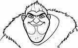 Páginas Para Colorir Grug Face  The Croods Coloring Pages sketch template