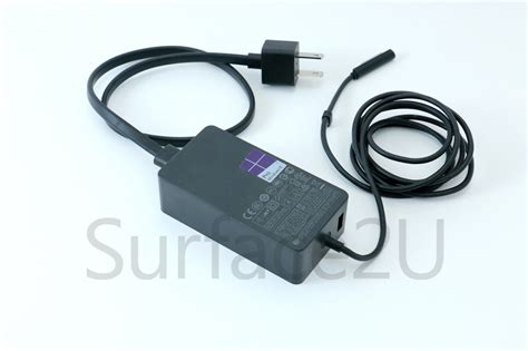 Genuine Microsoft Surface RT PRO 2 Charger/Power Supply w/ USB port 48w ...