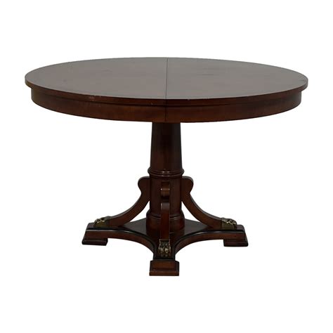 Baker Furniture Round Extendable Dining Table | 72% Off | Kaiyo