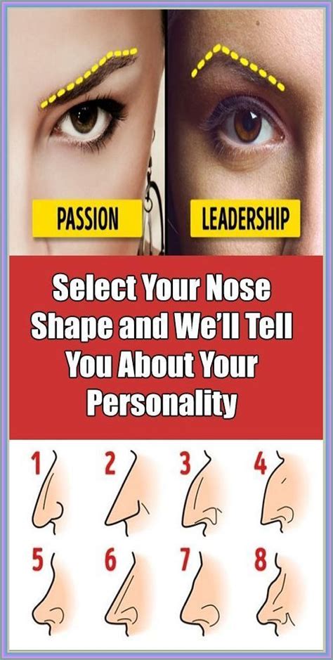 WHAT YOUR NOSE SHAPE SAY ABOUT YOUR PERSONALITY in 2021 | Nose shapes, Healthy advice, Healthy ...