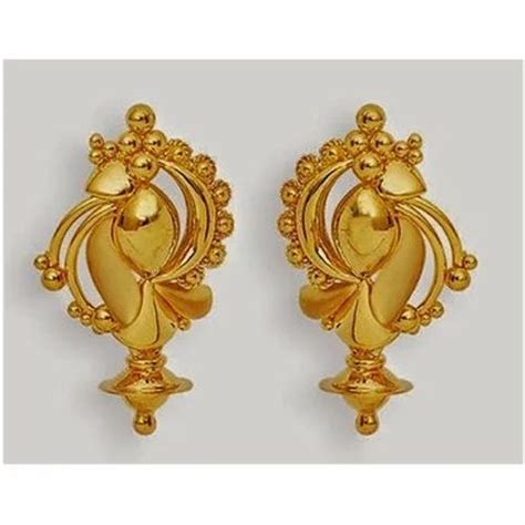 Ladies Gold Earrings at Rs 13000/pair | Gold Earrings in Mumbai | ID: 16581110212