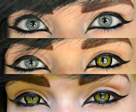 Very vibrant gold contact lenses. Beuberry CH gold (http://www.uniqso.com/beuberry-ch-gold) # ...