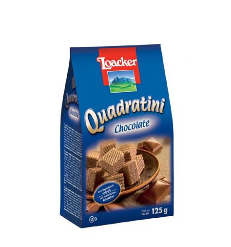 Loacker Quadratini Chocolate Wafer 125g from SuperMart.ae