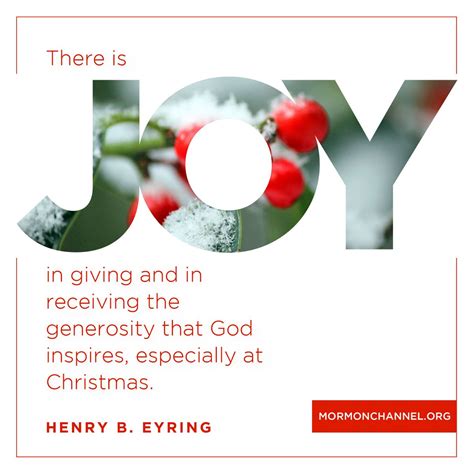 Elder Eyring Christmas Quote - LDS Quotes - LDS Christmas Quotes - LDS Christmas Scriptures ...