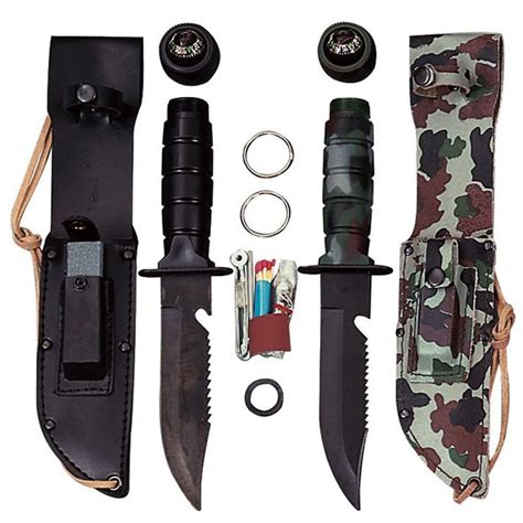 Ultra Force Survival Fixed Blade Knife Kit | Camouflage.ca