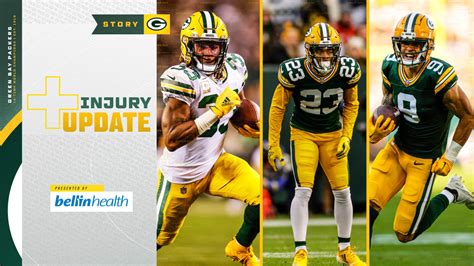 Packers list RB Aaron Jones, WR Christian Watson, CB Jaire Alexander ...