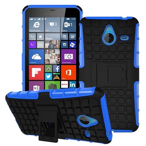 New 3in1 Hybrid Armor Cases for Microsoft Lumia 640XL Shockproof Cover ...