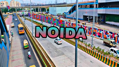 Noida Sector 52 Metro Station | नोएडा का खूबसूरत नजारा #myfirstvlog # ...