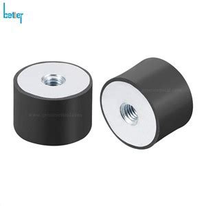 Vibration Damping Mounts | Cylindrical Rubber Vibration Isolators