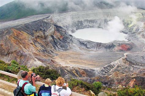 Unlicensed guides are risking tourists' lives by taking them too close to Costa Rica's active ...