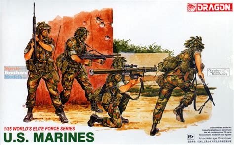 DML3007 1:35 Dragon Figures Set - US Marines Vietnam - Sprue Brothers ...