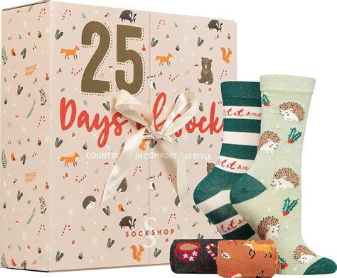 SOCKSHOP Christmas Sock Advent Calendars - Mens, Ladies & Couples Xmas Novelty Patterned Socks ...