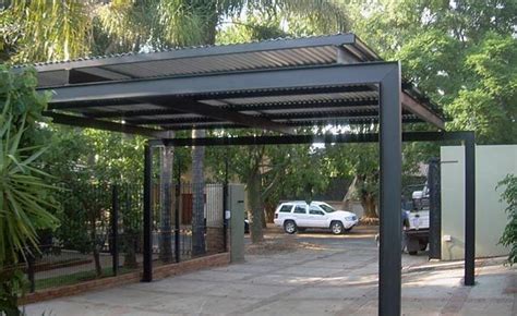 metal carport - unashamedly modern /"industrial" styling. | Carport ...