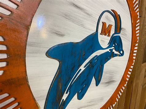 Miami Dolphins Logo, Old School, Classic, Vintage, Rustic, Distressed ...