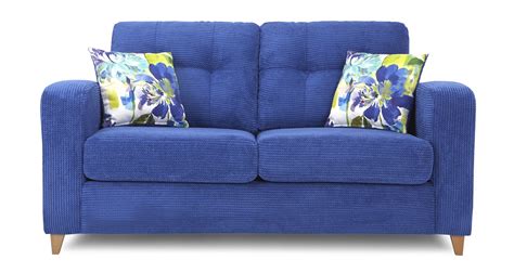 DFS Artist Set - Incl 2 Seater Blue Sofa Bed, Cuddler Sofa & Accent ...