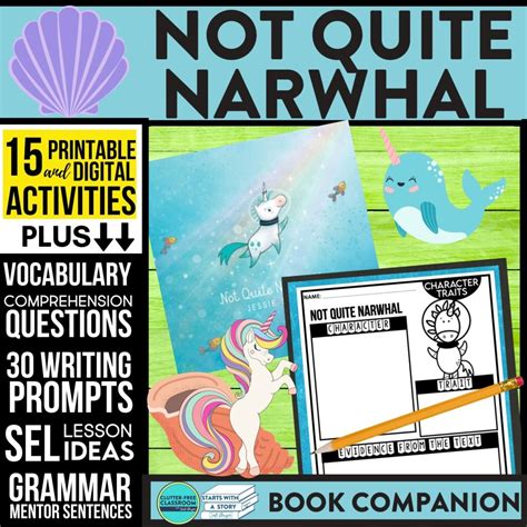 Not Quite Narwhal Activities and Lesson Plans for 2024 - Teaching with Jodi Durgin and Company