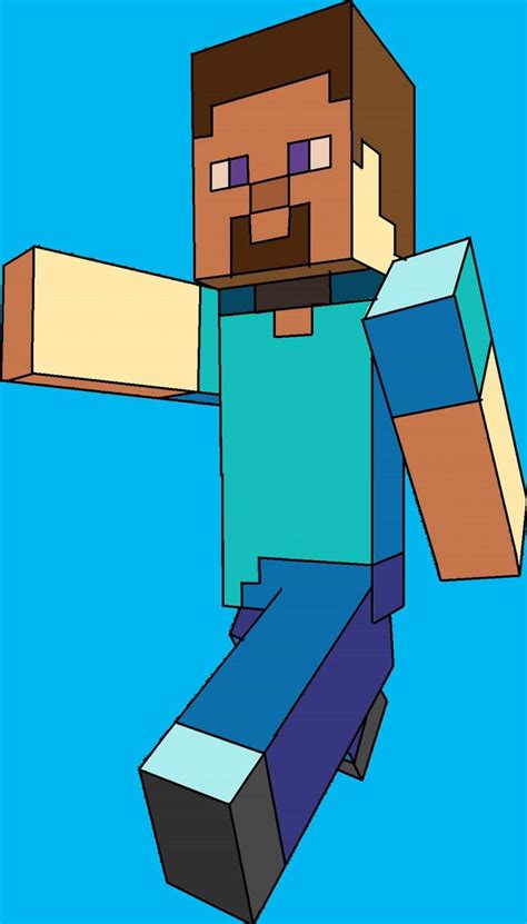 Minecraft Drawing Steve at GetDrawings | Free download