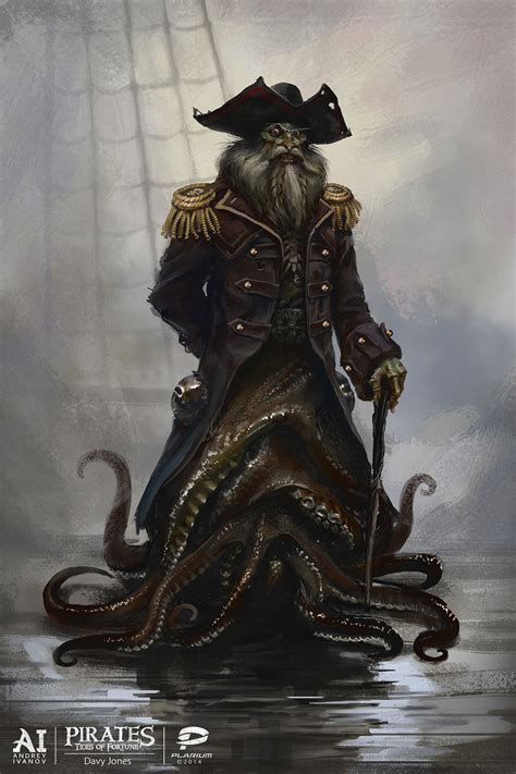 Davy Jones, Andrey Ivanov | Pirate art, Character art, Fantasy ...