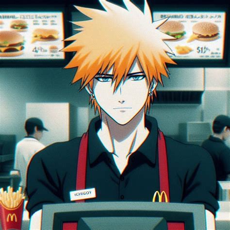 Anime characters at McDonald's : r/dalle2