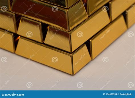 Gold Bullion Ingots stock photo. Image of finance, banking - 104080934